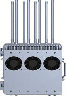 Interruptor RF omnidirecional para mitigação de drones