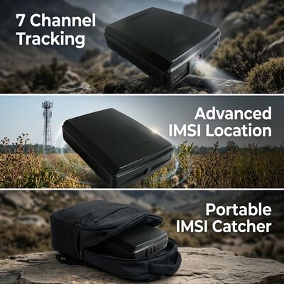 ราคาดี เครื่องระบุตำแหน่งสัญญาณ IMSI Interceptor แบบใช้มือถือ 7 ช่องทาง 2G/3G/4G ออนไลน์